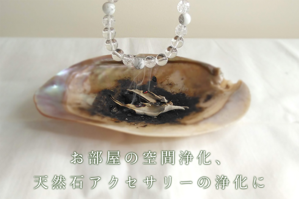 日本産ホワイトセージキュア（Japanese White Sage cure）（セイジ・seiji・ヤクヨウサルビア・ハーブ・Salvia）を焚く